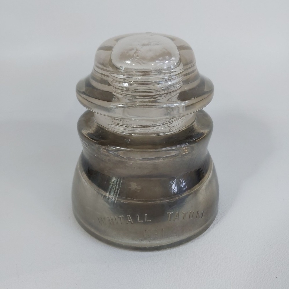 Whitall Tatum Glass Insulator No-1 Clear